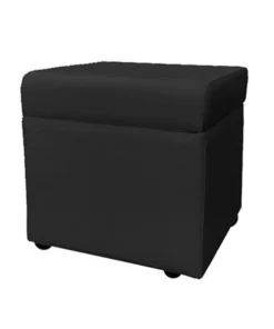 Safco Santa Cruz Lounge Strg Ottoman, VCCSBLK