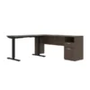 BESTAR Upstand 72W L-Shaped Electric Standing Desk in antigua