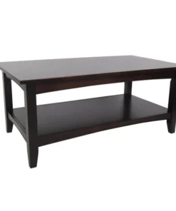 Alaterre Furniture Shaker Cottage 42" Coffee Table, Espresso