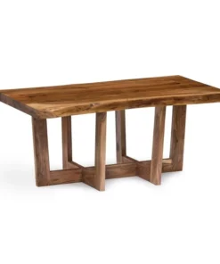 Alaterre Furniture Berkshire Natural Live Edge 42in. Wood Coffee Table