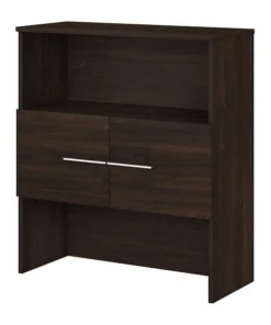 Bush Business Furniture Office 500 36W Bookcase Hutch in Black Walnut