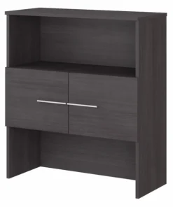 Bush Business Furniture Office 500 36W Bookcase Hutch in Storm Gray