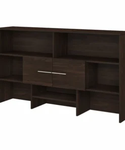 Bush Business Furniture Office 500 72W Desk Hutch in Black Walnut