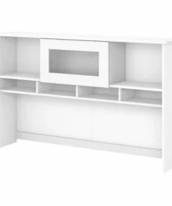 Bush Furniture Cabot 60W Hutch in White