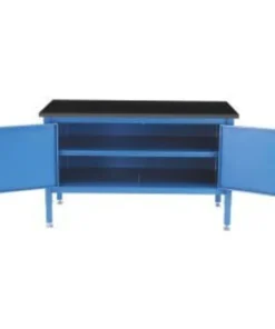 Global Equipment 60 x 30 Security Cabinet Bench - Phenolic Resin Safety Edge