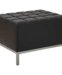 Alera Furniture Alera¬Æ Ottoman - 26-3/8" x 21-1/2" x 17-1/2" - Black - QUB Series