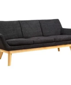 Lorell ¬Æ Upholstered Fabric Sofa - Black - Quintessence Collection