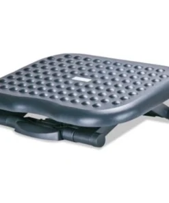 Alera Furniture Relaxing Adjustable Footrest, 13-3/4 WX17-3/4DX4-1/2 To 6-3/4H, Black