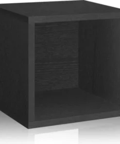 Way Basics Eco Stackable Storage Cube, Black
