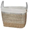 Creative Ware Home Austin Metallic Straw Basket Large