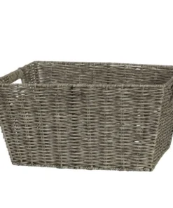 Creative Ware Home Capri Rattan Towel Storage Basket