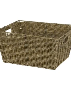 Creative Ware Home Capri Rattan Towel Storage Basket