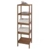 Creative Ware Home Eco Style Bamboo 5 Shelf Tower