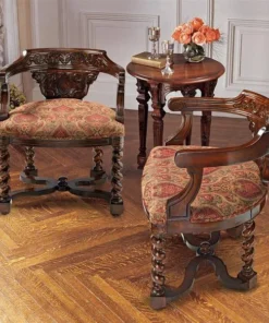 Design Toscano Brussels Library Bergere Chair