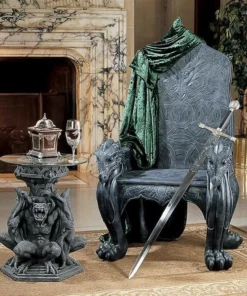 Design Toscano Celtic Dragon Throne Chair