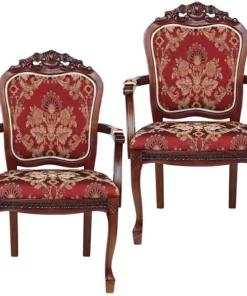Design Toscano Crown Hill Baroque Chair, PK 2