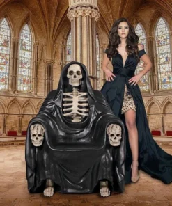 Design Toscano Seat of Death Grim Reaper Throne Chair
