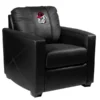 Dreamseat Silver Club Chair with Georgia Pinstripe Bulldog Head Logo Panel