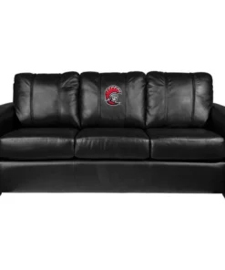 Dreamseat Silver Sofa with University of Tampa Spartans Logo