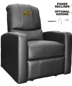 Dreamseat Stealth Power Plus Recliner with Wichita State Primary Logo