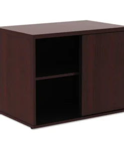 Alera Open Office Low Storage Cab Cred, 29.5w x 19 1/8d x 22 7/8h, Mahogany