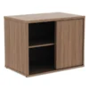 Alera Open Office Low Storage Cabinet Credenza, 29.5x19-1/8x22-7/8, Walnut