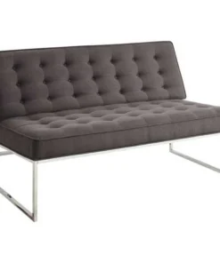 Ave 6 Loveseat, 32-3/4" x 32-1/2", Upholstery Color: Charcoal