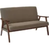 Ave 6 Davis Loveseat, Klein, Otter Fabric, 29" x 32"