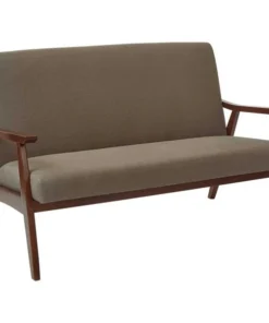 Ave 6 Davis Loveseat, Klein, Otter Fabric, 29" x 32"