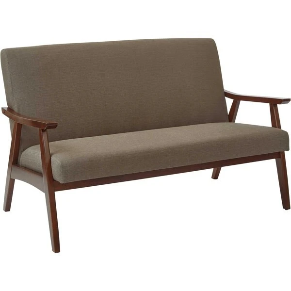 Ave 6 Davis Loveseat, Klein, Otter Fabric, 29" x 32"