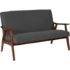 Ave 6 Loveseat, 29" x 32", Upholstery Color: Charcoal