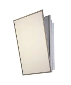 Ketcham 16" x 26" Accessible Recessed Mounted SS Framed Medicine Cabinet