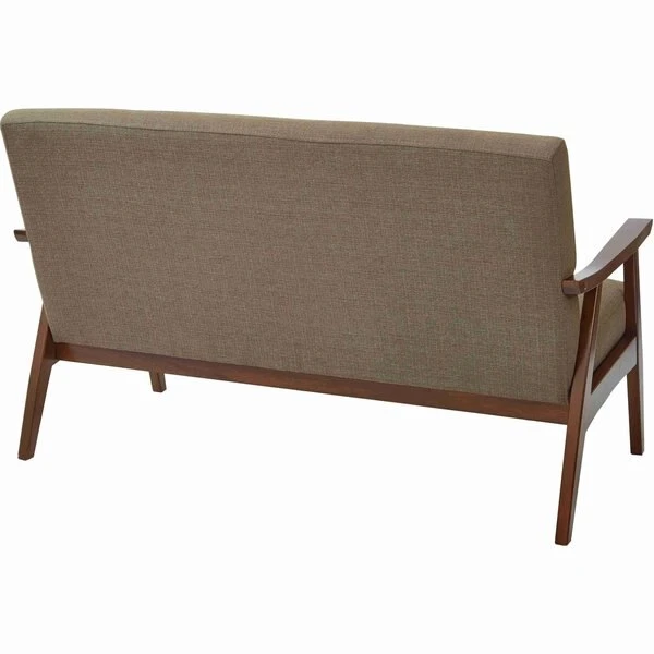 Ave 6 Davis Loveseat, Klein, Otter Fabric, 29" x 32" - Image 4
