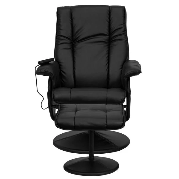 Flash Furniture Recliner, 31" to 43" x 41", Upholstery Color: Black - Image 3