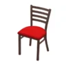 Holland Bar Stool Co. 400 Jackie 18" Chair with Bronze Finish and Canter Red Seat