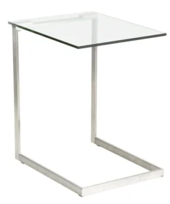 Lumisource Zenn End Table with Clear Glass