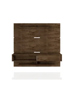 Manhattan Comfort Astor 70.86 Floating Entertainment Center, Rustic Brown