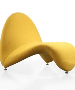 Manhattan Comfort MoMa Accent Chair in Yellow