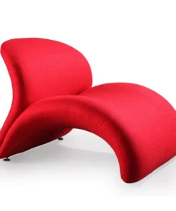 Manhattan Comfort Rosebud Accent Chair in Red