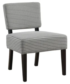 Monarch Specialties Accent Chair, Light Grey, Black Abstract Dot Fabric