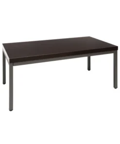 Ofm Modern Coffee Table Black Frame Espresso Top