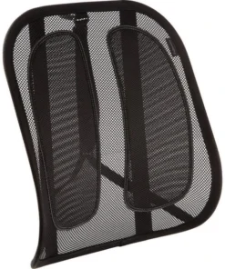 Fellowes Back Support, Mesh, 17-3/10"Wx5-3/5"Lx20-1/5"H, Black