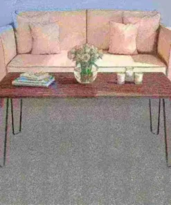 Hastings Home Hairpin Leg Coffee Table, Brown