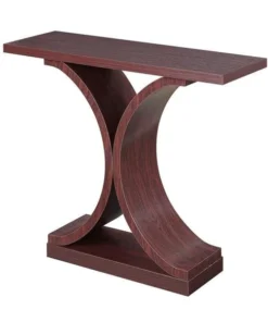 Convenience Concepts 121899MG Newport Infinity Console Table; Mahogany