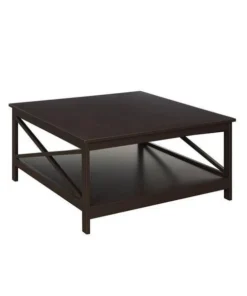 Convenience Concepts 203363ES 36 in. Oxford Square Coffee Table - Espresso