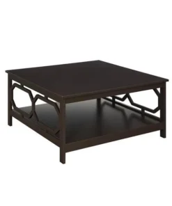 Convenience Concepts 203263ES 36 in. Omega Square Coffee Table - Espresso