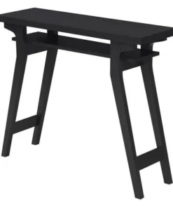 Convenience Concepts 121549BL 36 x 11.5 x 30 in. Newport Lynda Console Table; Black