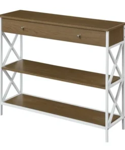 Convenience Concepts 161895WDFTW Tucson 1 Drawer Console Table
