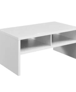Convenience Concepts 111287W Northfield Admiral Deluxe Coffee Table with Shelves; White