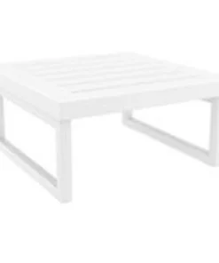 Siesta ISP137-WHI Mykonos Outdoor Coffee Table - White Square